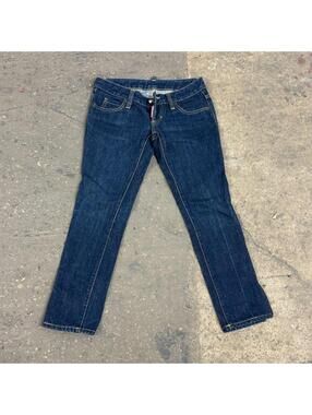 Vintage Dsquared2 Low Rise Capri Jeans Dark Wash
